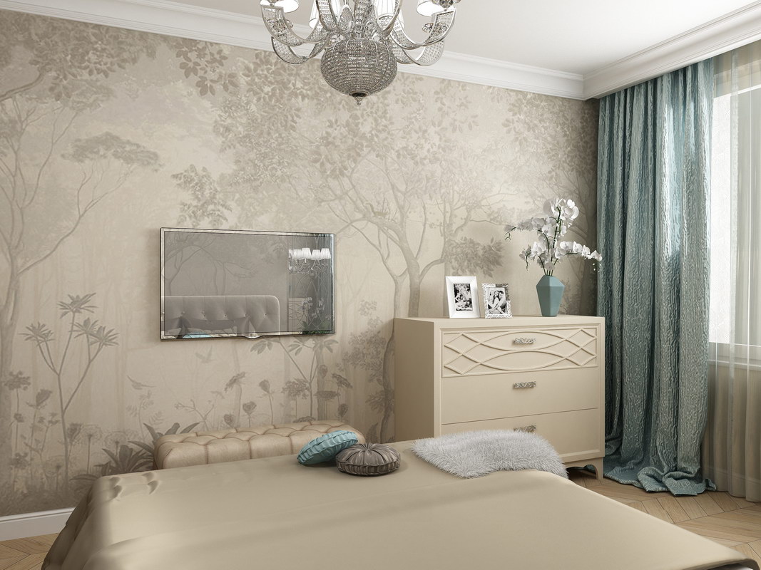 Мебель для спальни на заказ в стиле арт-деко, неоклассика - коллекция Лотос